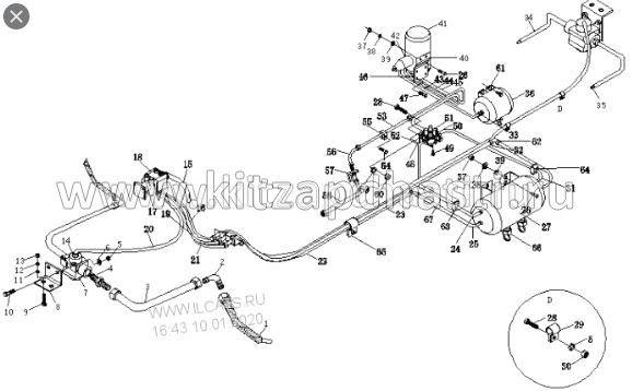 Трубка тормозная (дл. 1123 мм, диам 12 мм) Baw Fenix 1065 Евро 3 BP10653560017