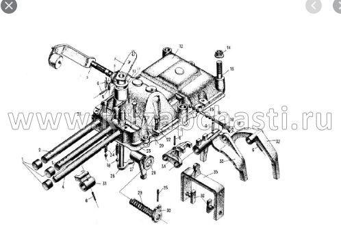 Крышка КПП (верхняя, голая) BAW Fenix 1065 Евро 2 X-1702111-03